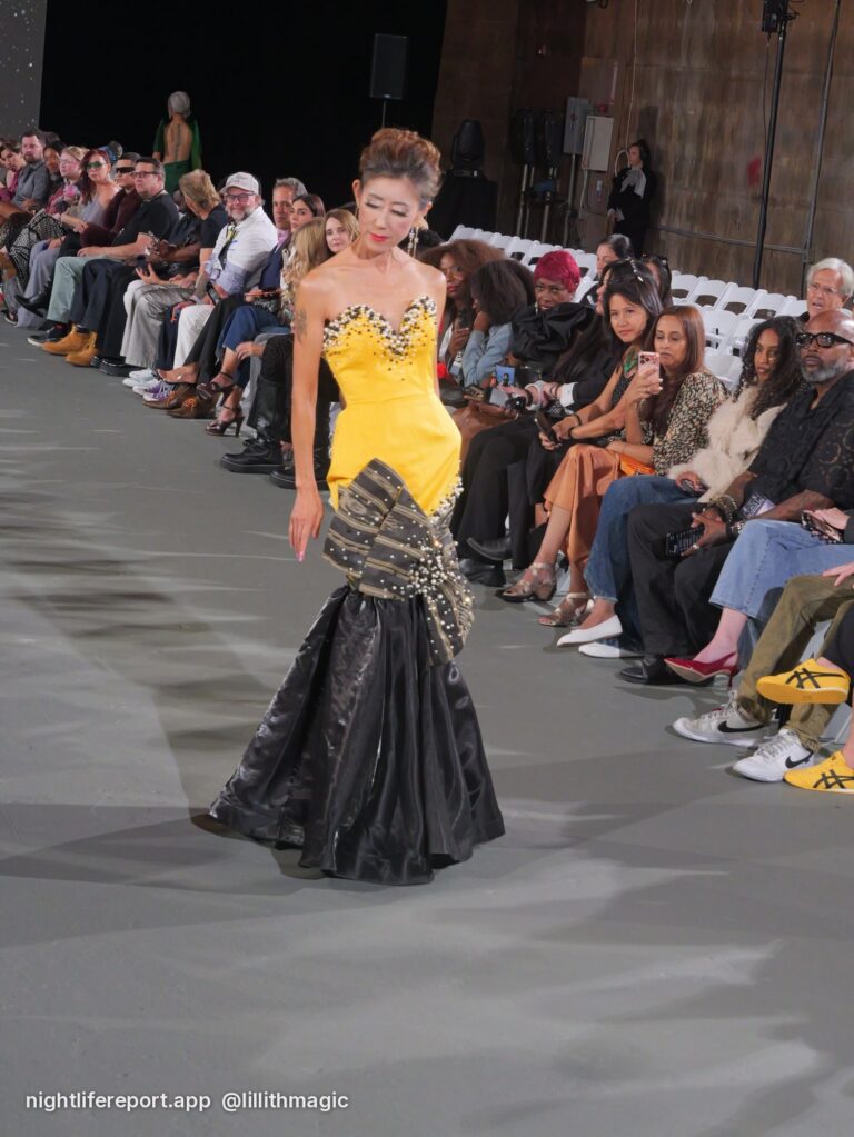Runway and crowd at The Opening, Bureau LA Fashion Week