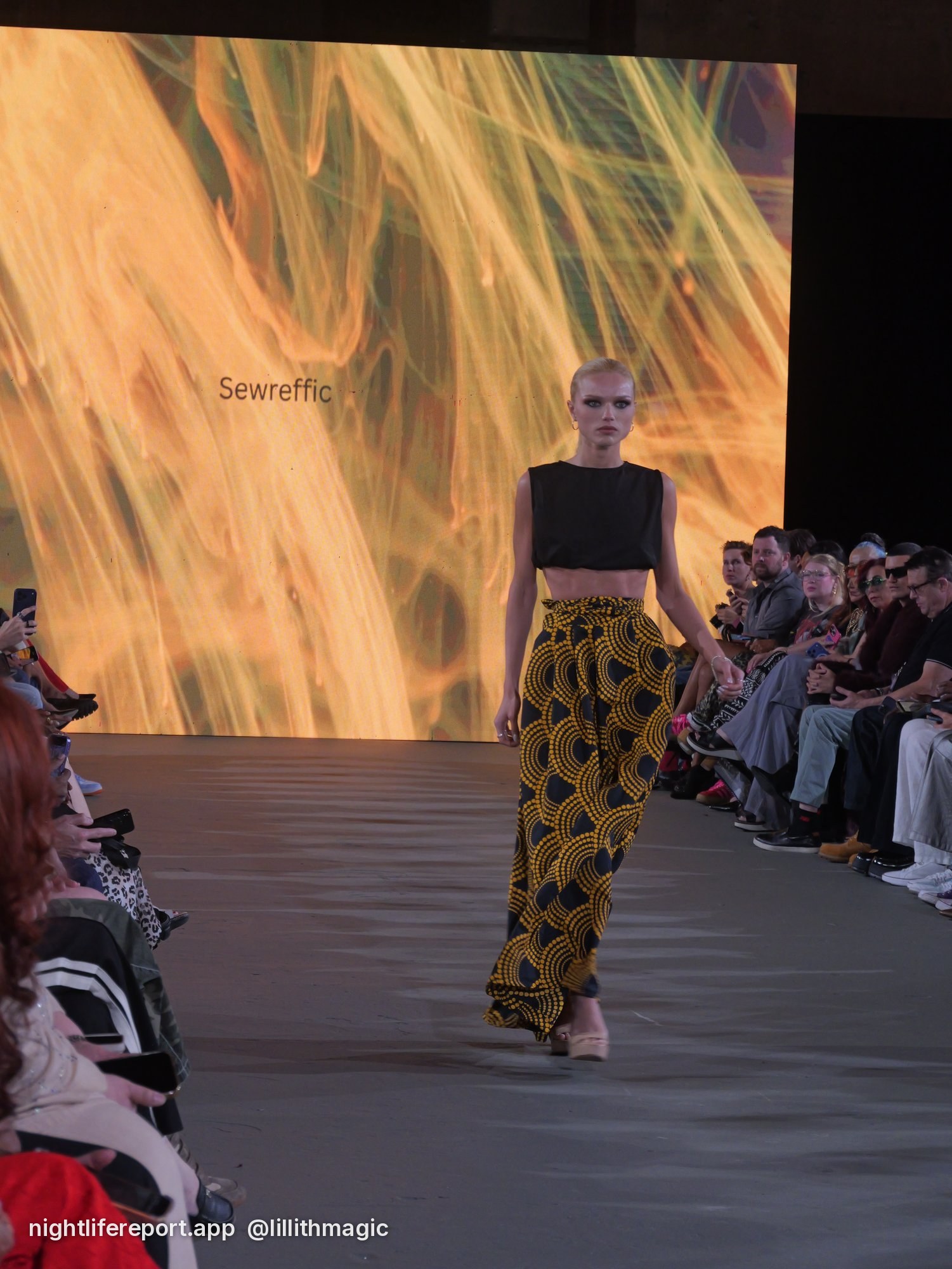 Emily Sophie Christine walks for Sewreffic