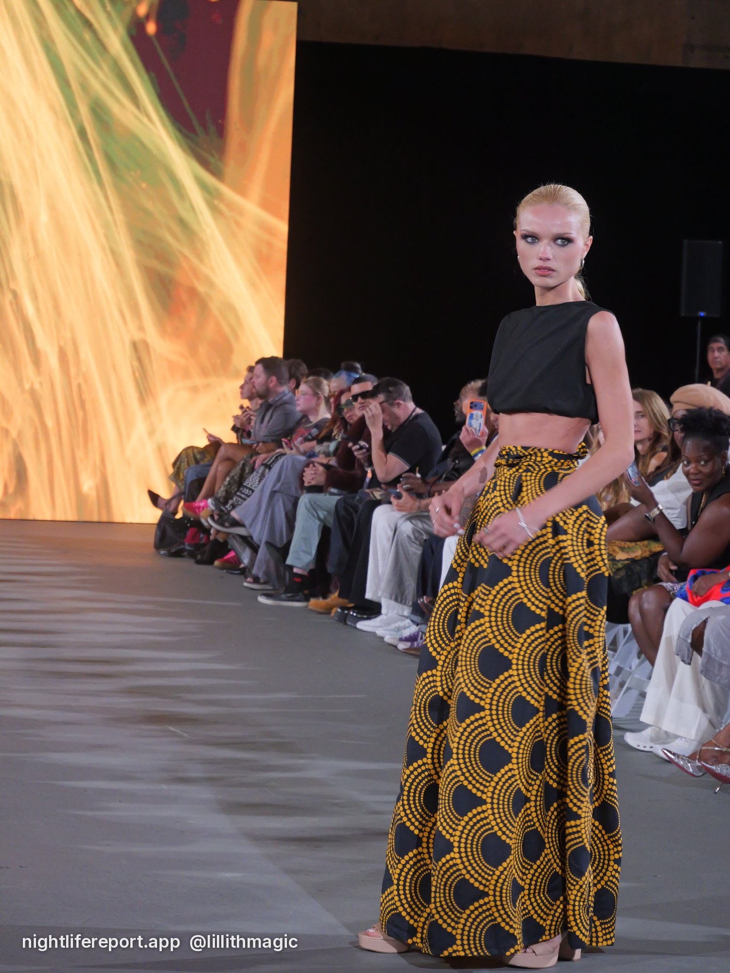Emily Sophie Christine walks for Sewreffic during The Opening at Bureau Los Angeles Fashion Week