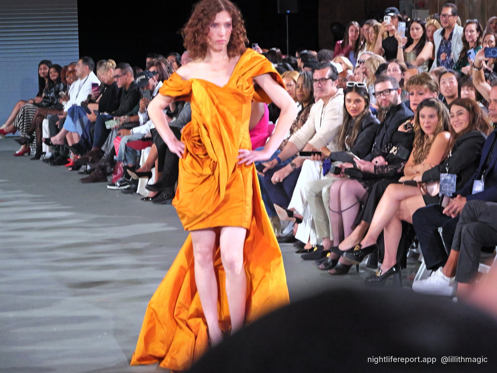 A runway look at The Bureau Fashion Week, Los Angeles, October 2026.