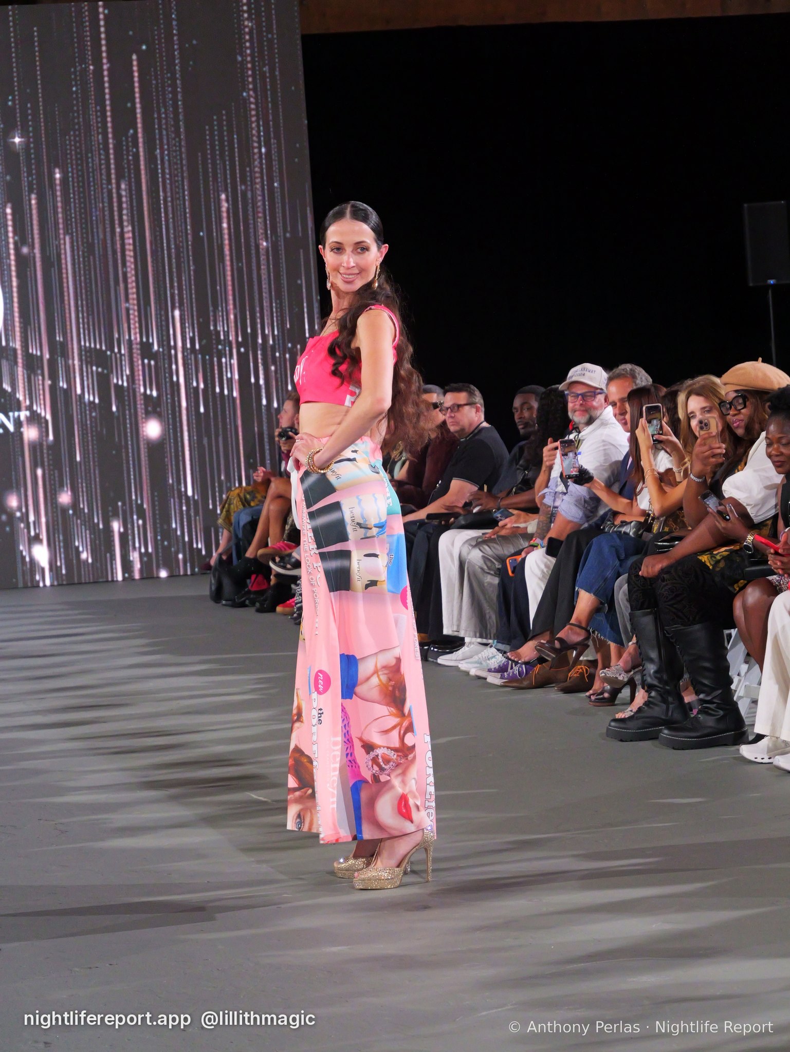 Deborah Beaumont Designs look 3 on the runway at The Bureau Fashion Week LA, Day 1 Opening, Oct 2026