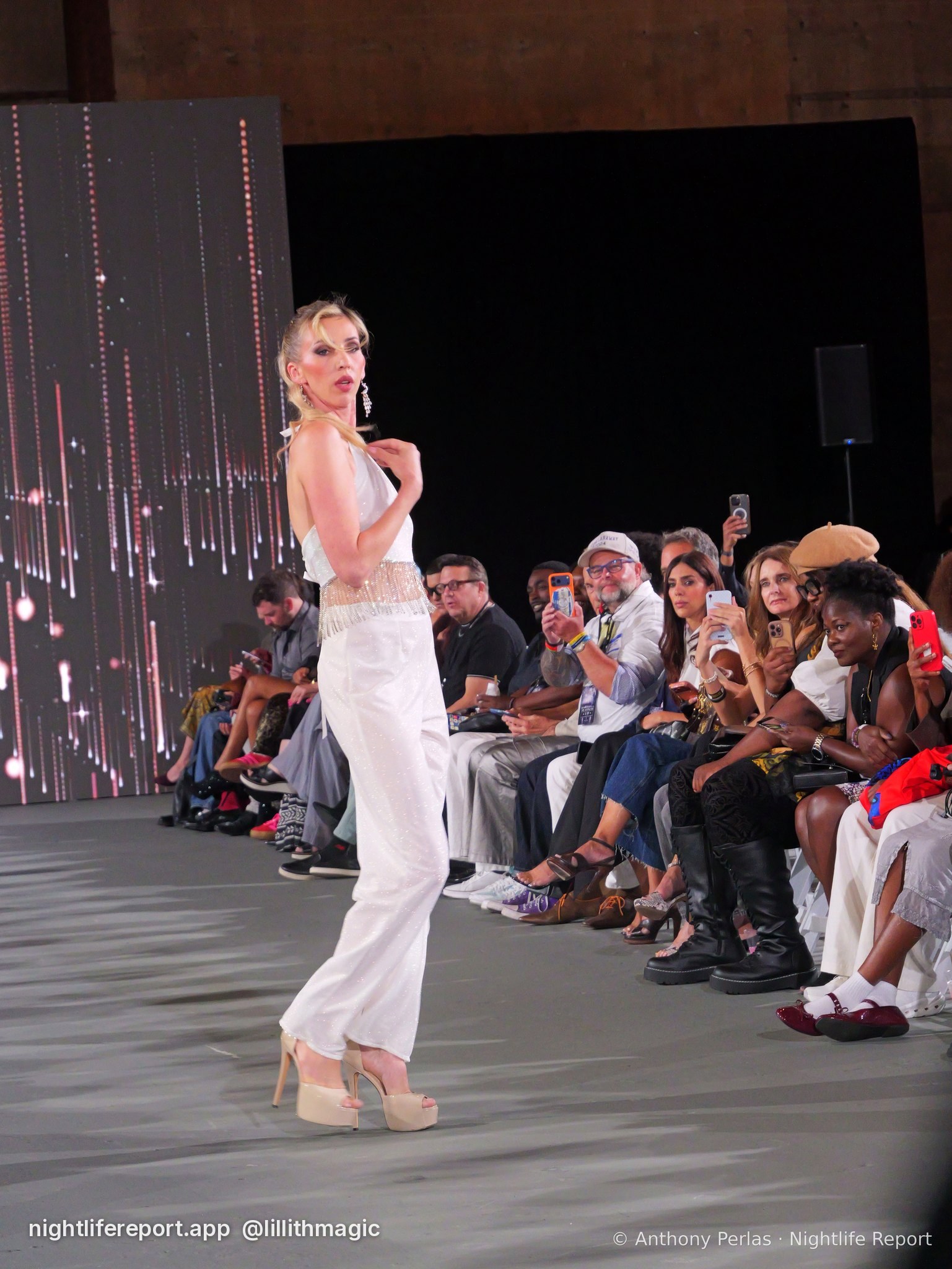 Deborah Beaumont Designs look 8 on the runway at The Bureau Fashion Week LA, Day 1 Opening, Oct 2026