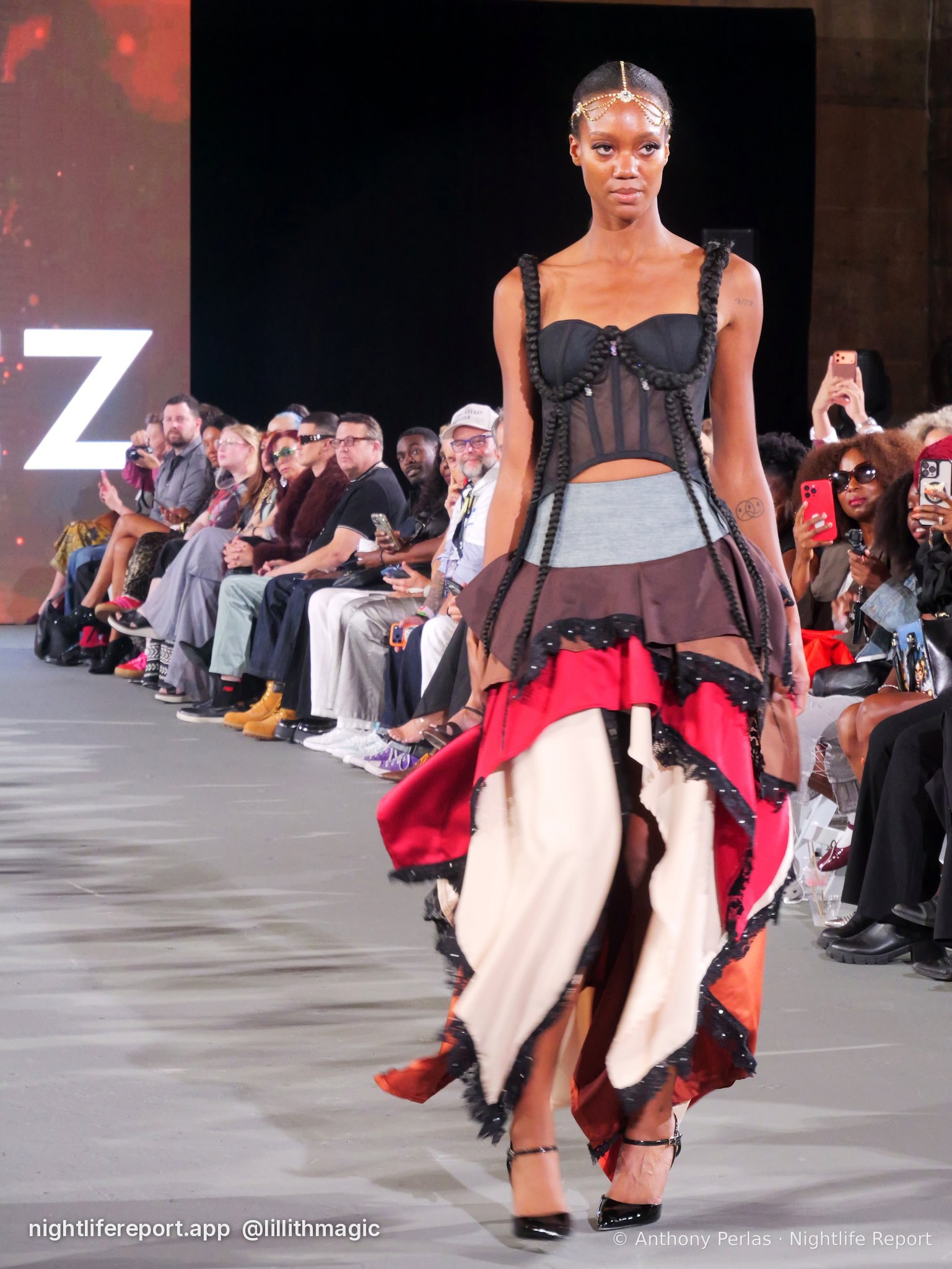 Dimez look 5 on the runway at The Bureau Fashion Week LA, Day 1 Opening, Oct 2026