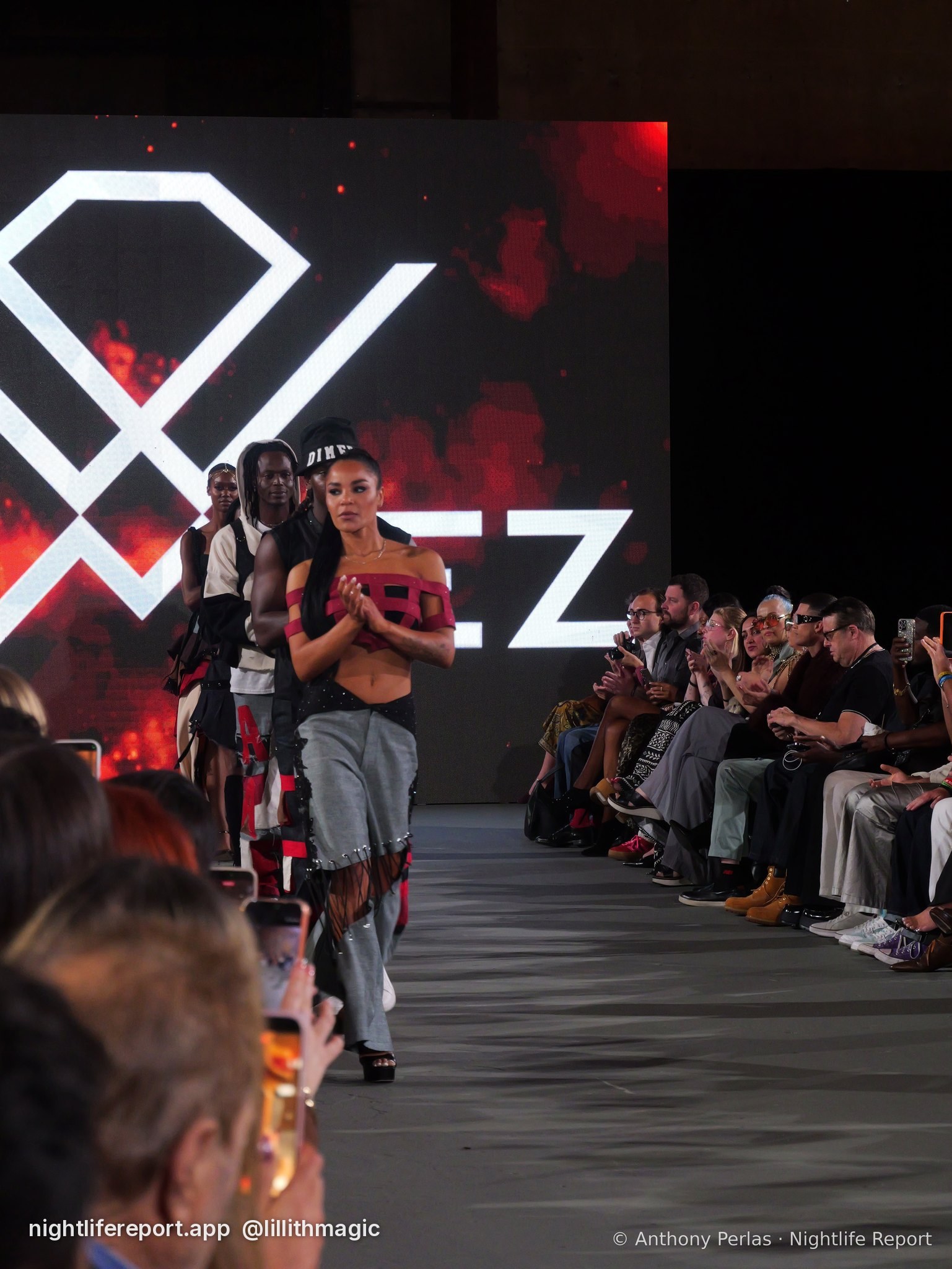 Dimez look 6 on the runway at The Bureau Fashion Week LA, Day 1 Opening, Oct 2026