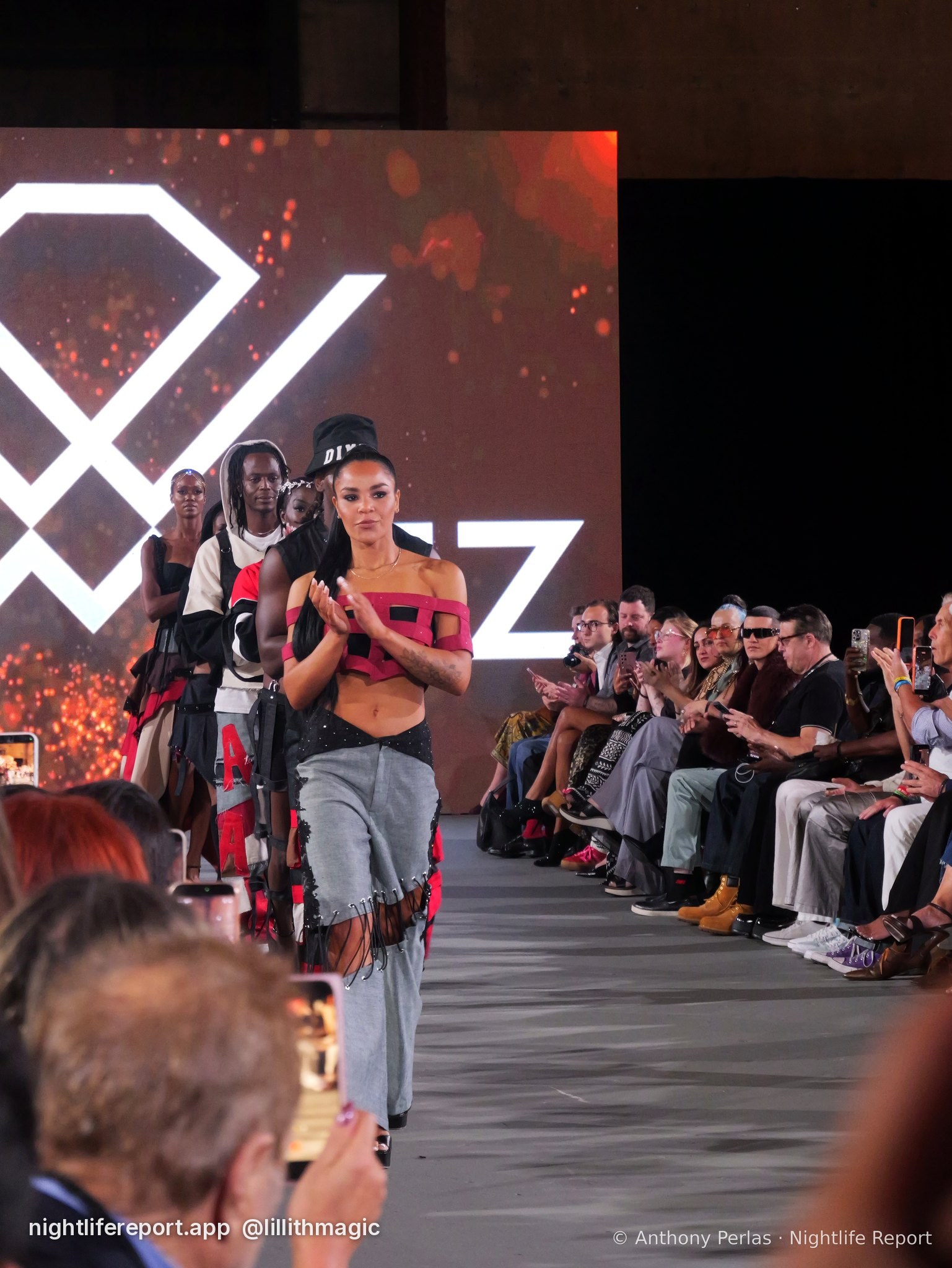 Dimez look 7 on the runway at The Bureau Fashion Week LA, Day 1 Opening, Oct 2026