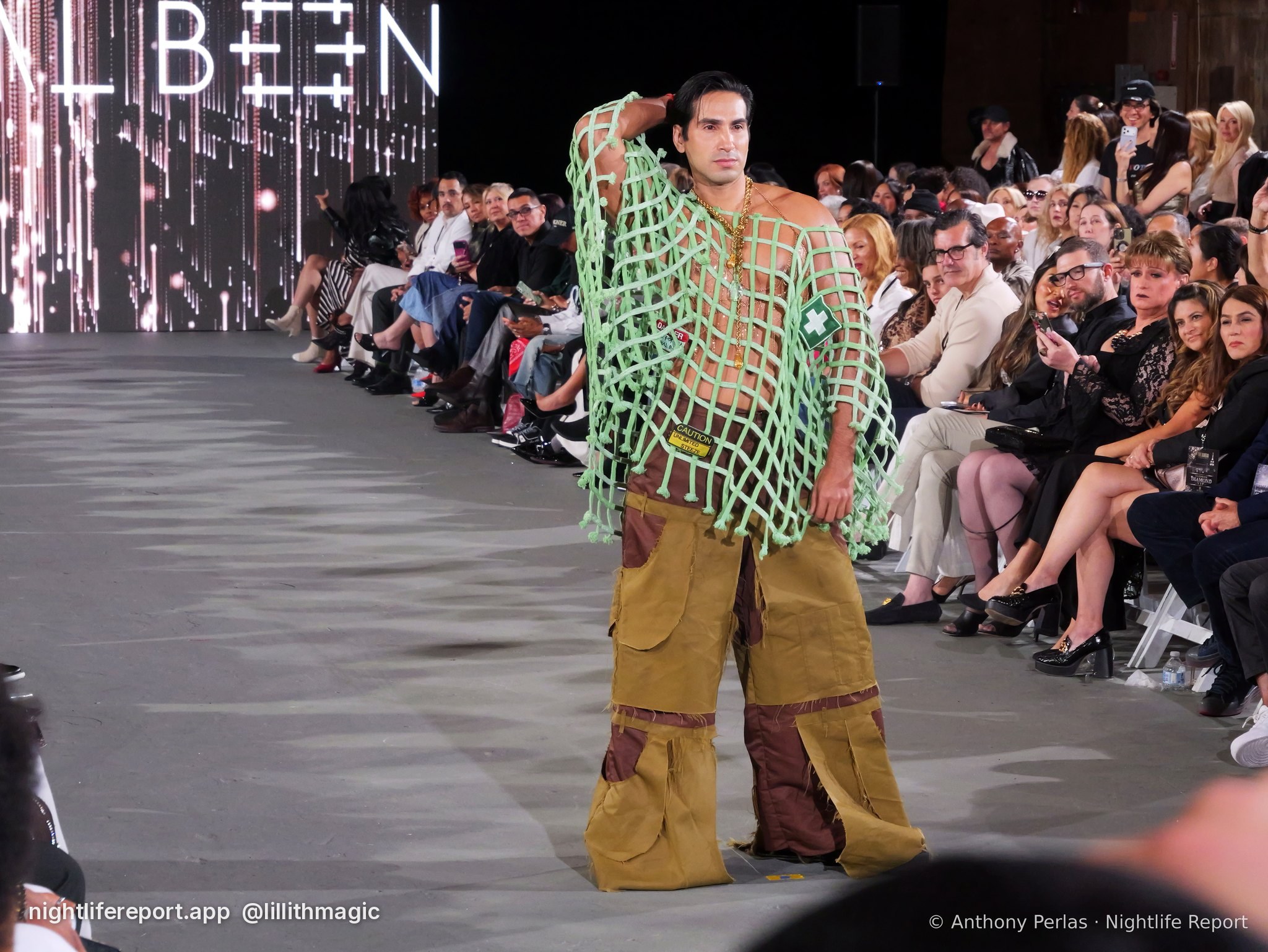 Eternal Been look 2 on the runway at The Bureau Fashion Week LA, Day 2 Finale, Oct 2026