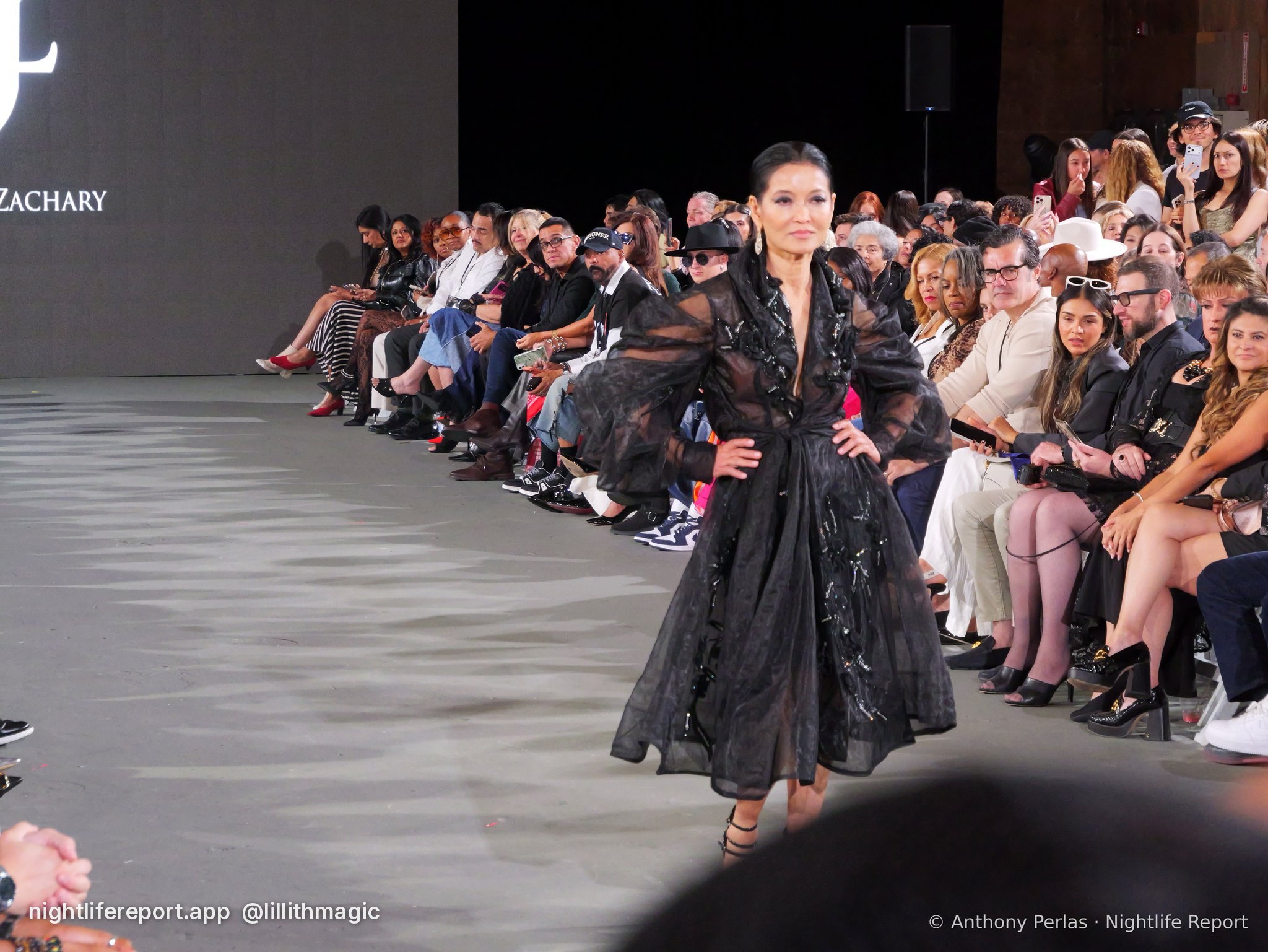 Justin Zachary look 9 on the runway at The Bureau Fashion Week LA, Day 2 Finale, Oct 2026