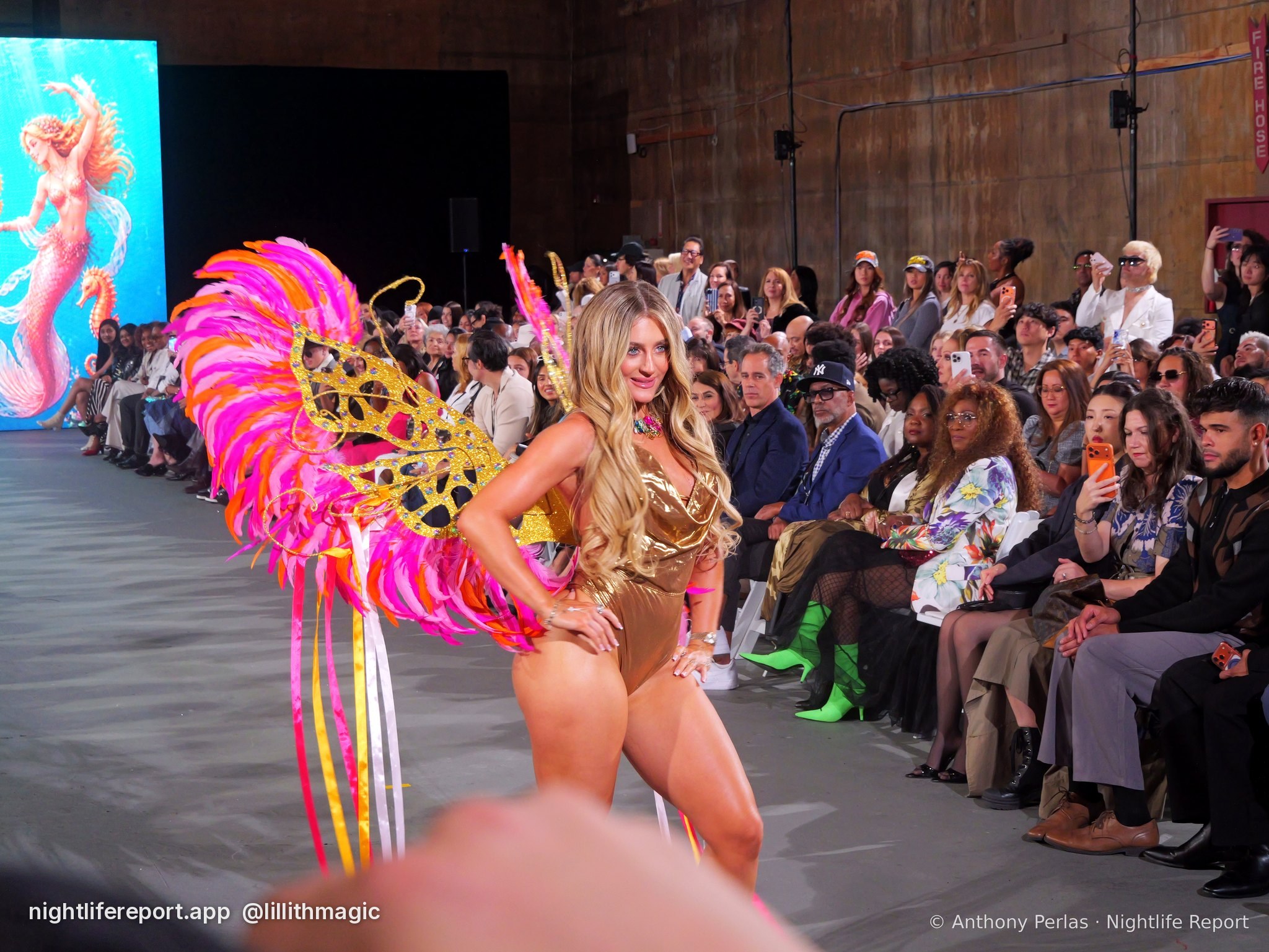 Krissy King Swim look 2 on the runway at The Bureau Fashion Week LA, Day 2 Finale, Oct 2026