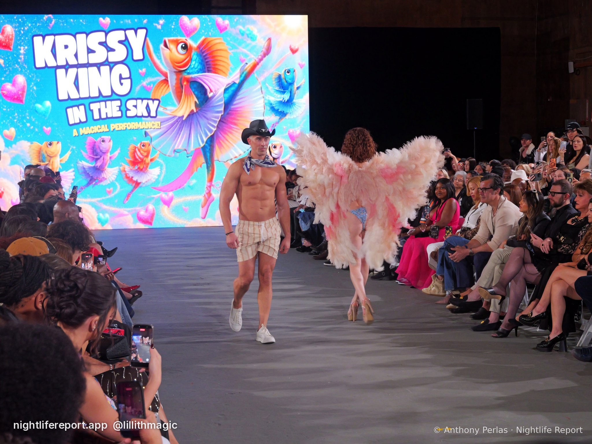 Krissy King Swim look 5 on the runway at The Bureau Fashion Week LA, Day 2 Finale, Oct 2026