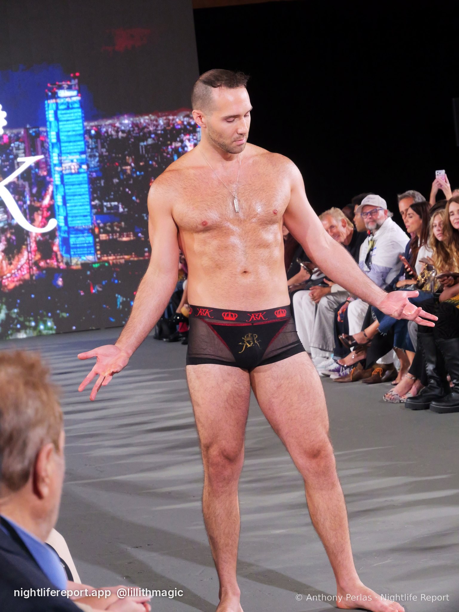 Krown Kink look 2 on the runway at The Bureau Fashion Week LA, Day 1 Opening, Oct 2026