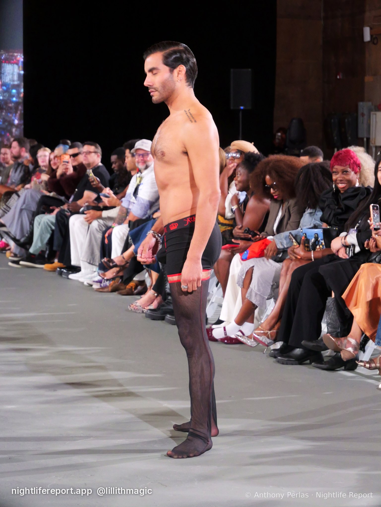 Krown Kink look 5 on the runway at The Bureau Fashion Week LA, Day 1 Opening, Oct 2026