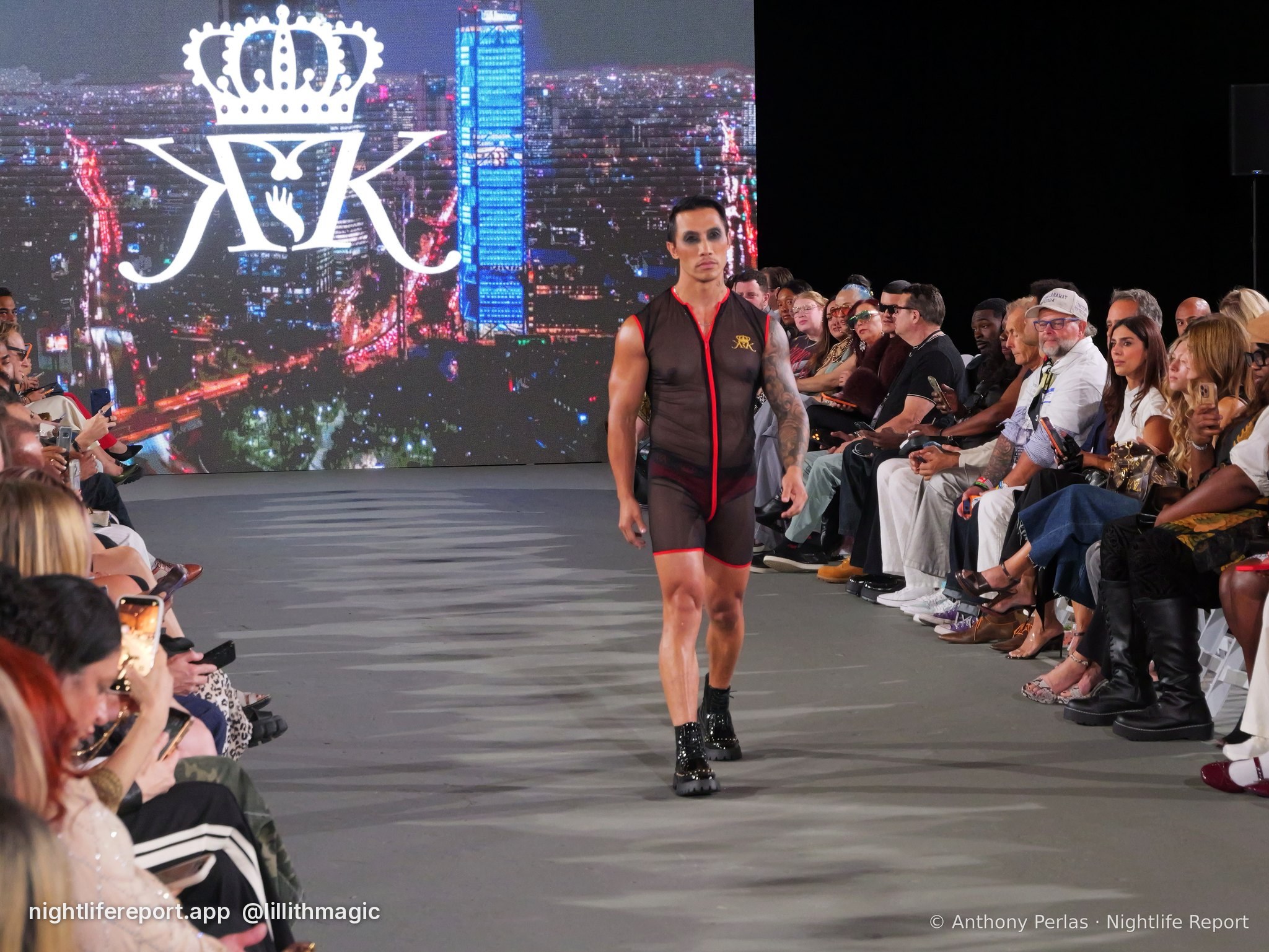 Krown Kink look 6 on the runway at The Bureau Fashion Week LA, Day 1 Opening, Oct 2026