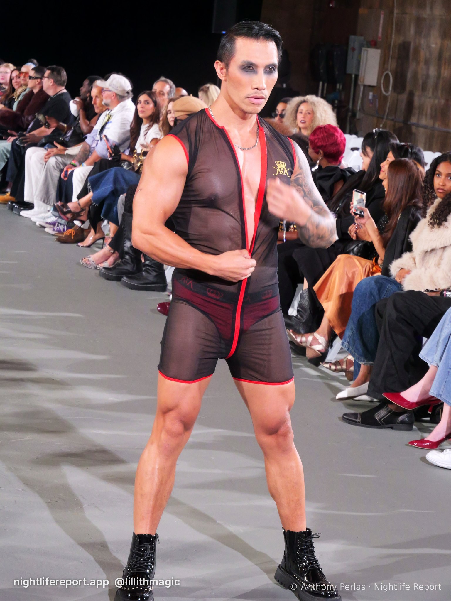Krown Kink look 7 on the runway at The Bureau Fashion Week LA, Day 1 Opening, Oct 2026