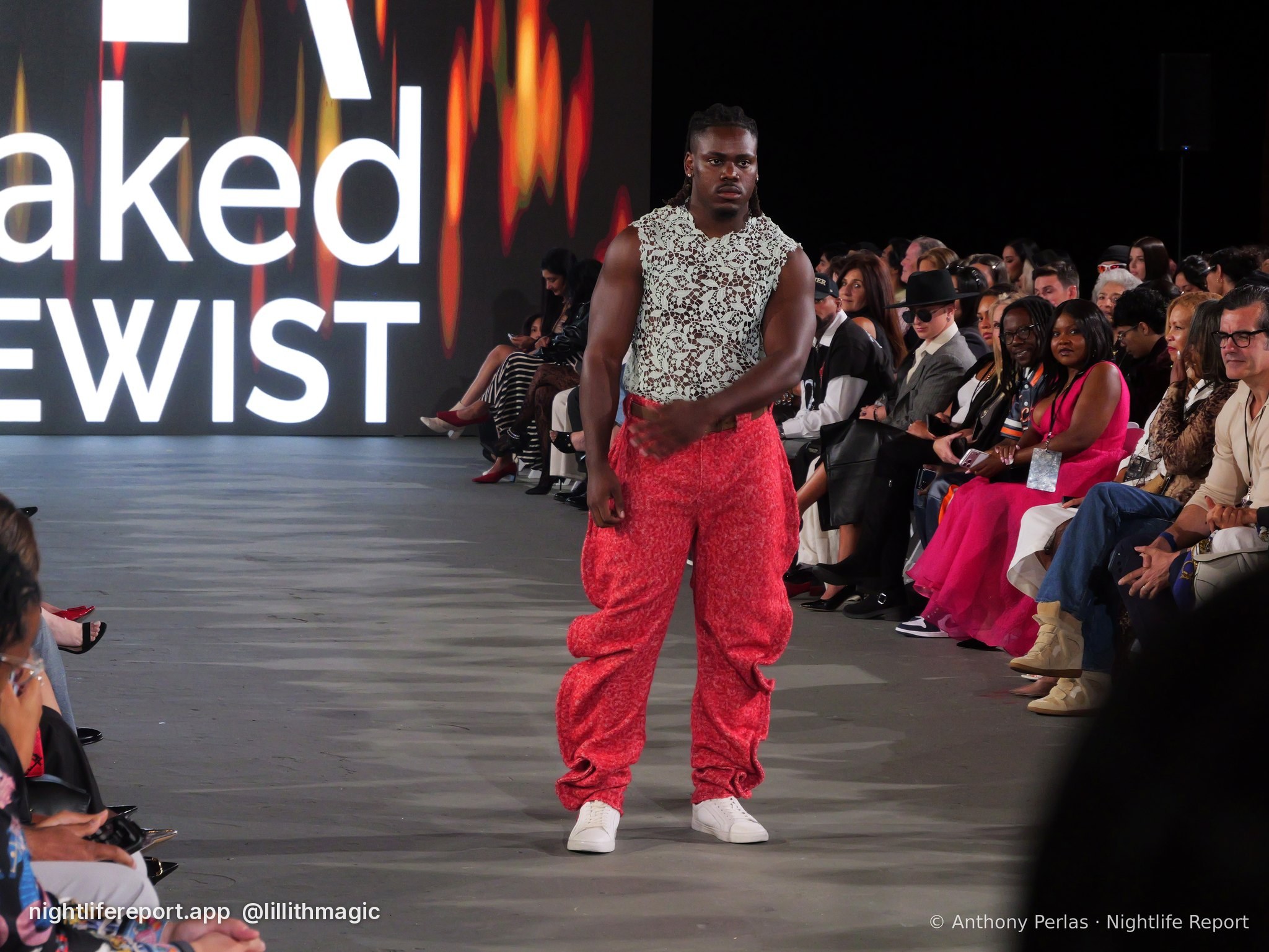 Naked Sewist (Doug Chinery) look 4 on the runway at The Bureau Fashion Week LA, Day 2 Finale, Oct 2026