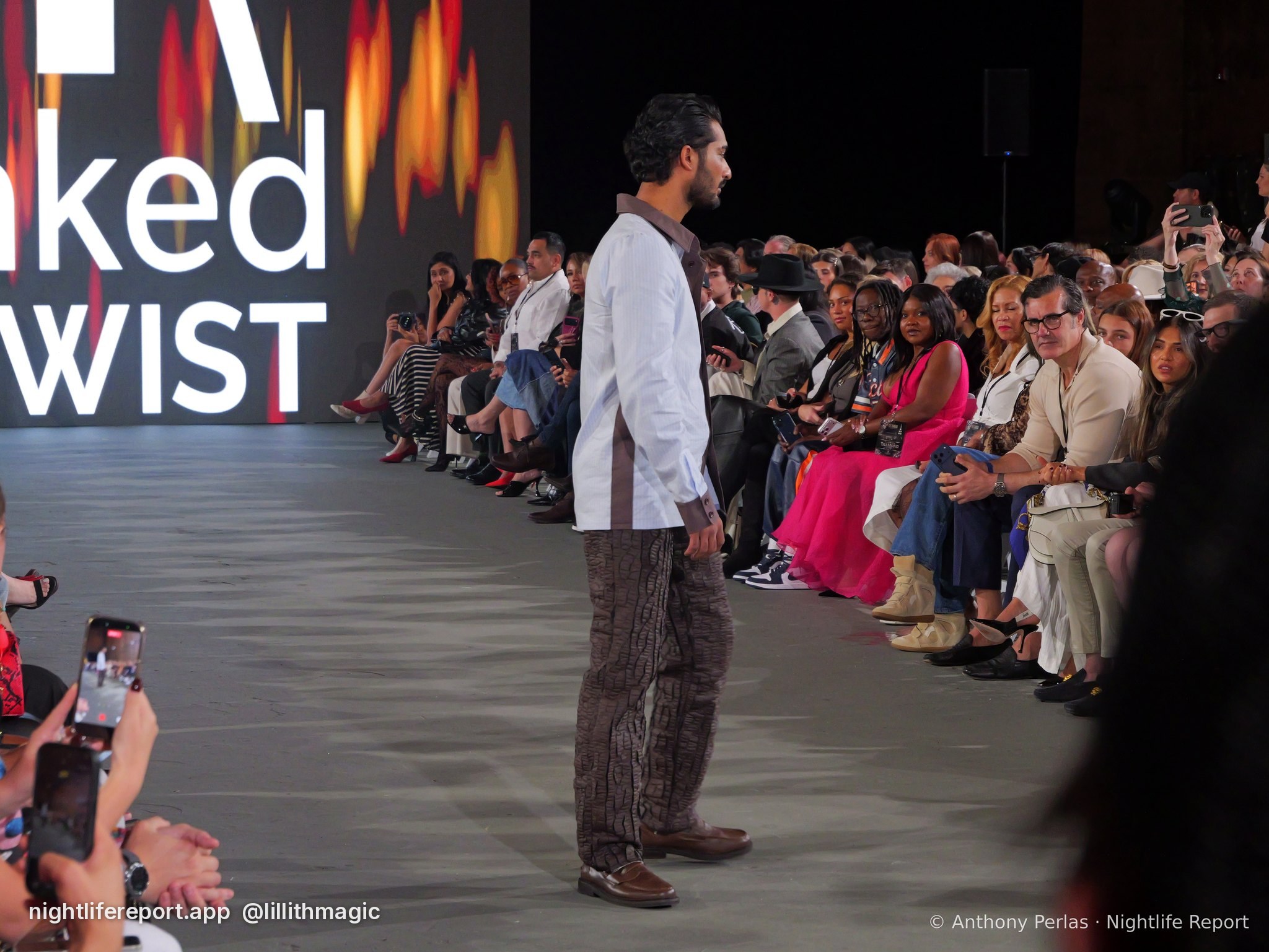 Naked Sewist (Doug Chinery) look 6 on the runway at The Bureau Fashion Week LA, Day 2 Finale, Oct 2026