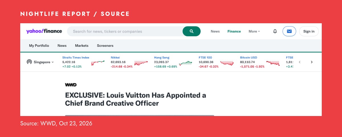 WWD headline: EXCLUSIVE: Louis Vuitton Has Appointed a Chief Brand Creative Officer
