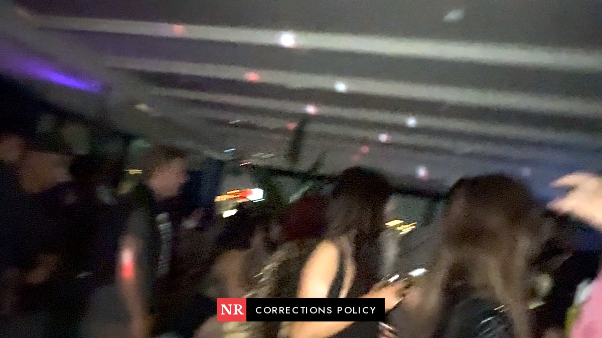 A crowd at Bar Lis in Los Angeles, in a still from Anthony Perlas's video