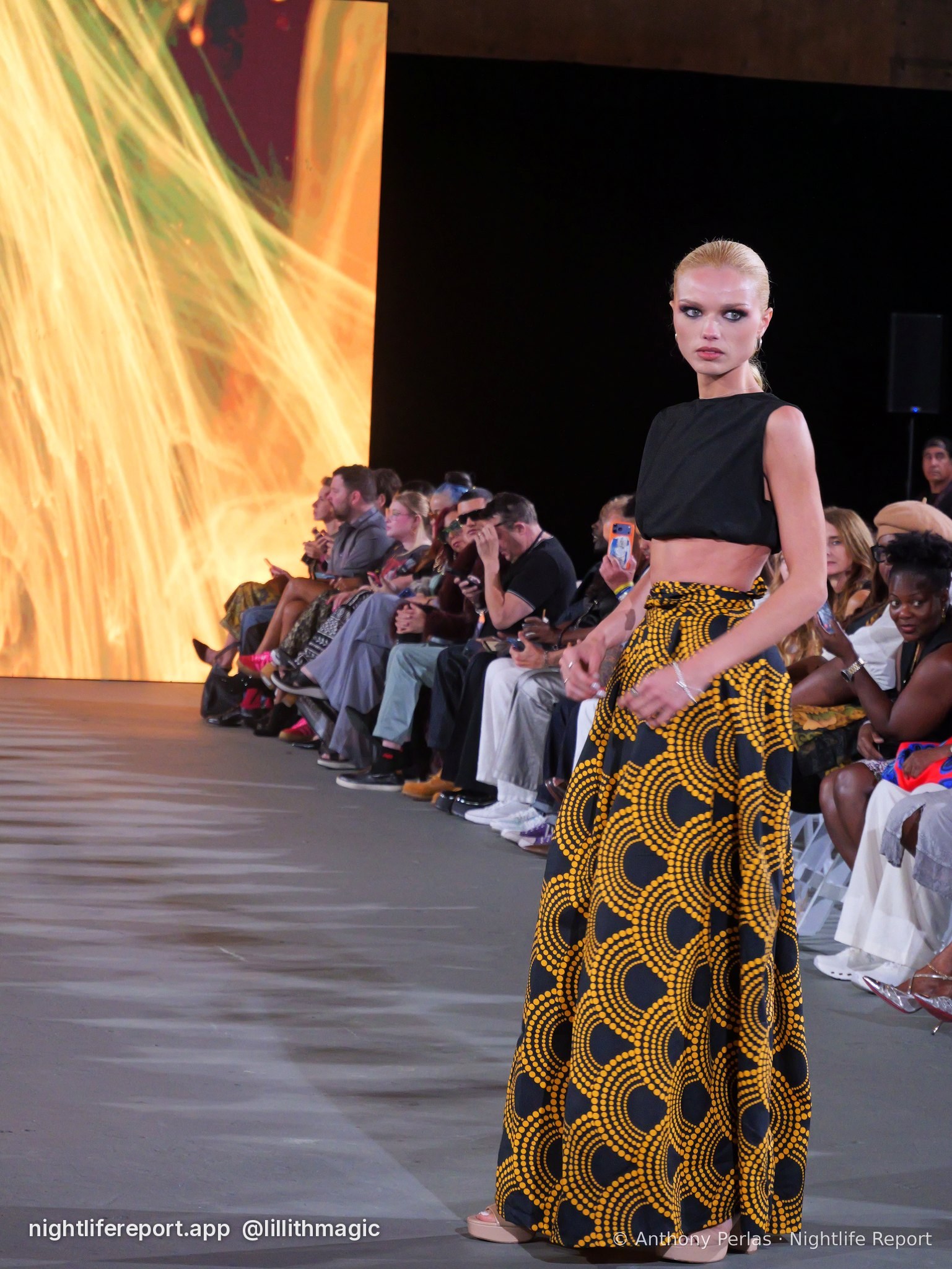 Sewreffic look 8 on the runway at The Bureau Fashion Week LA, Day 1 Opening, Oct 2026