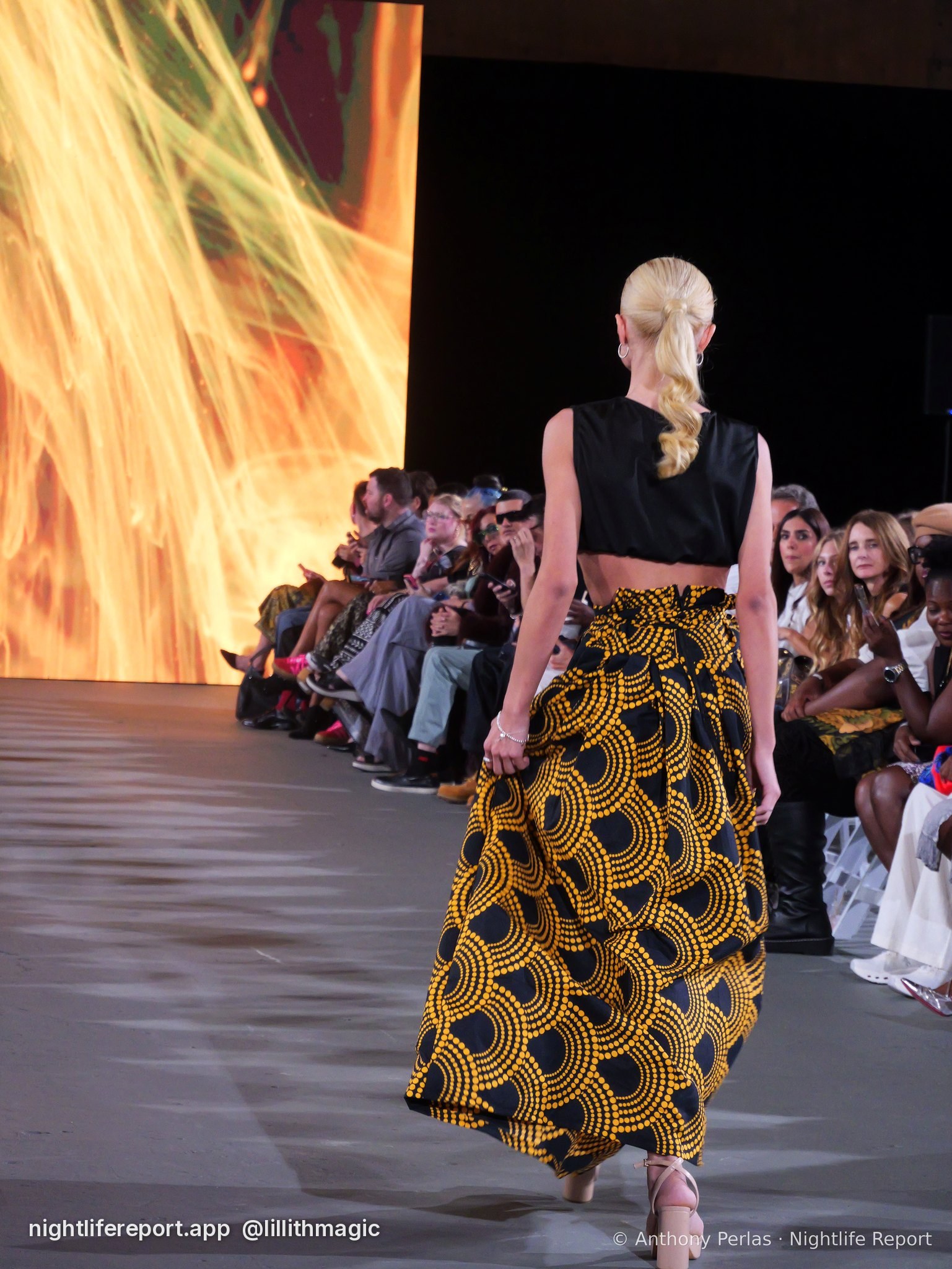 Sewreffic look 9 on the runway at The Bureau Fashion Week LA, Day 1 Opening, Oct 2026