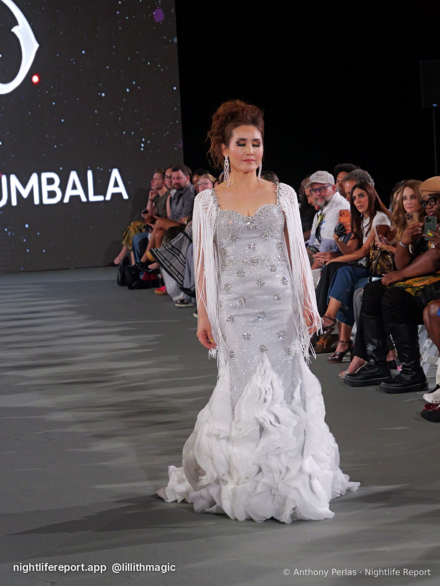 Toshimi Pacumbala look 4 on the runway at The Bureau Fashion Week LA, Day 1 Opening, Oct 2026