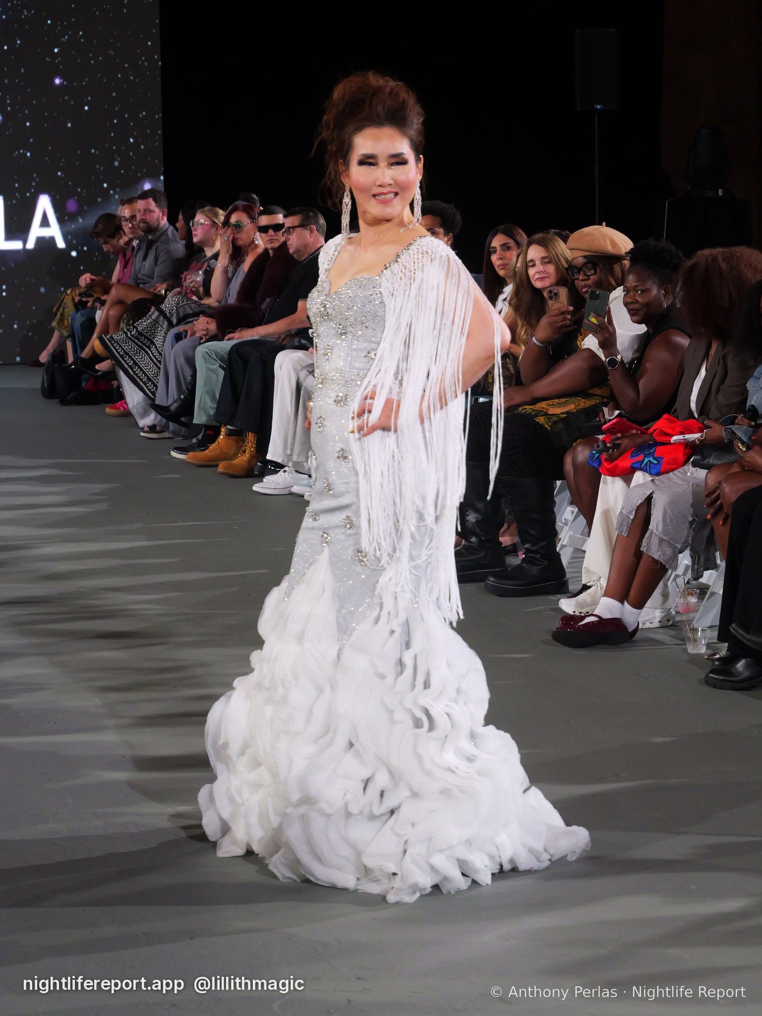 Toshimi Pacumbala look 5 on the runway at The Bureau Fashion Week LA, Day 1 Opening, Oct 2026