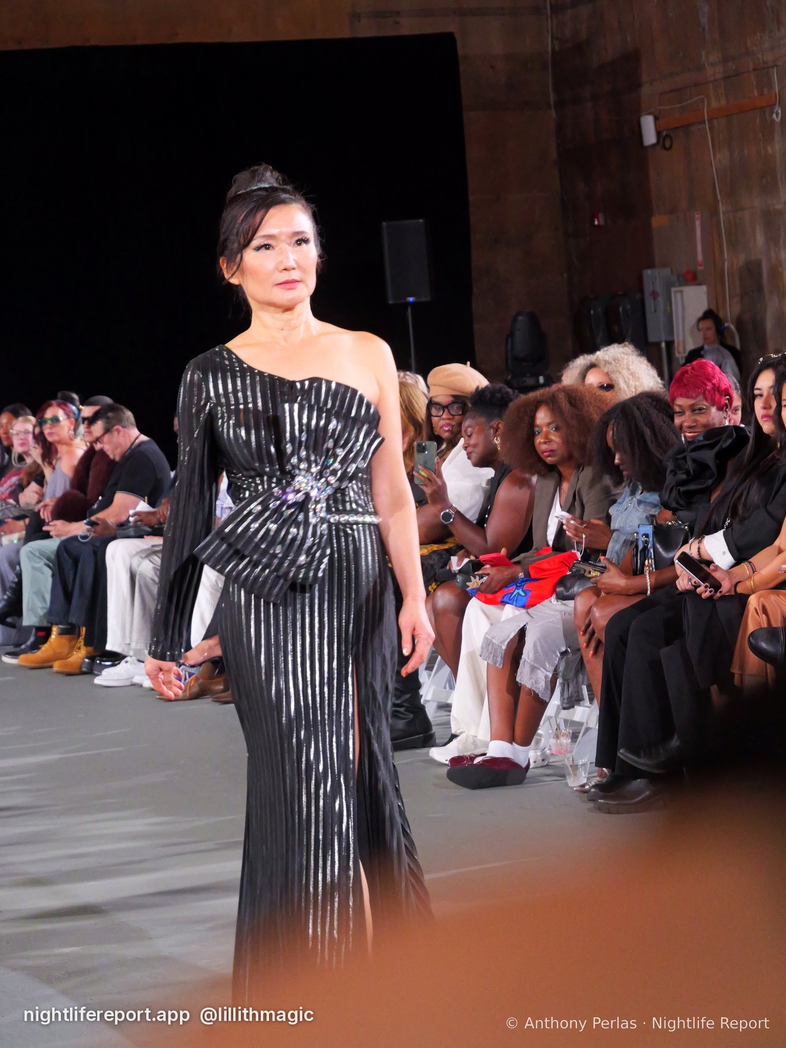 Toshimi Pacumbala look 6 on the runway at The Bureau Fashion Week LA, Day 1 Opening, Oct 2026