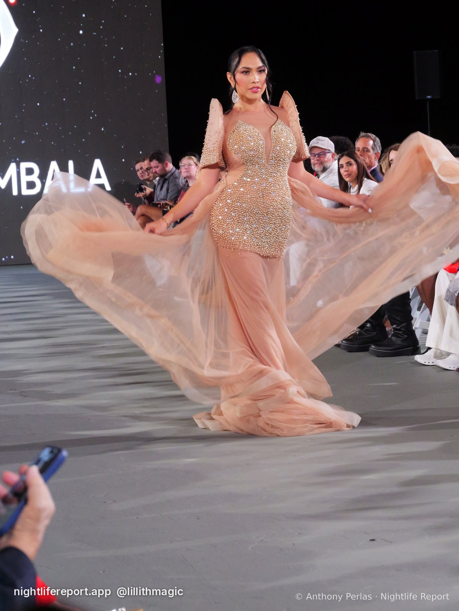 Toshimi Pacumbala look 9 on the runway at The Bureau Fashion Week LA, Day 1 Opening, Oct 2026