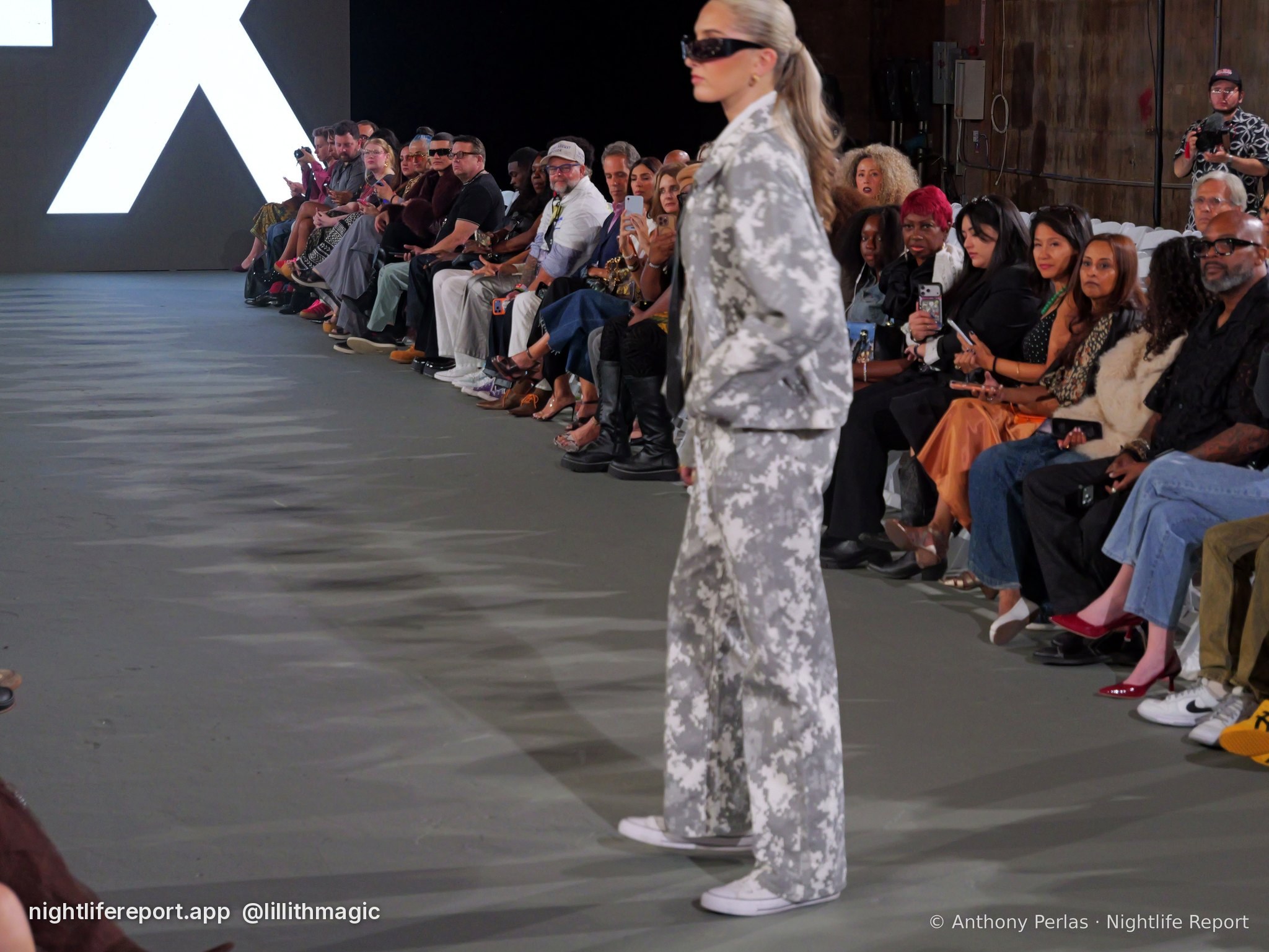 X-X Co. look 4 on the runway at The Bureau Fashion Week LA, Day 1 Opening, Oct 2026