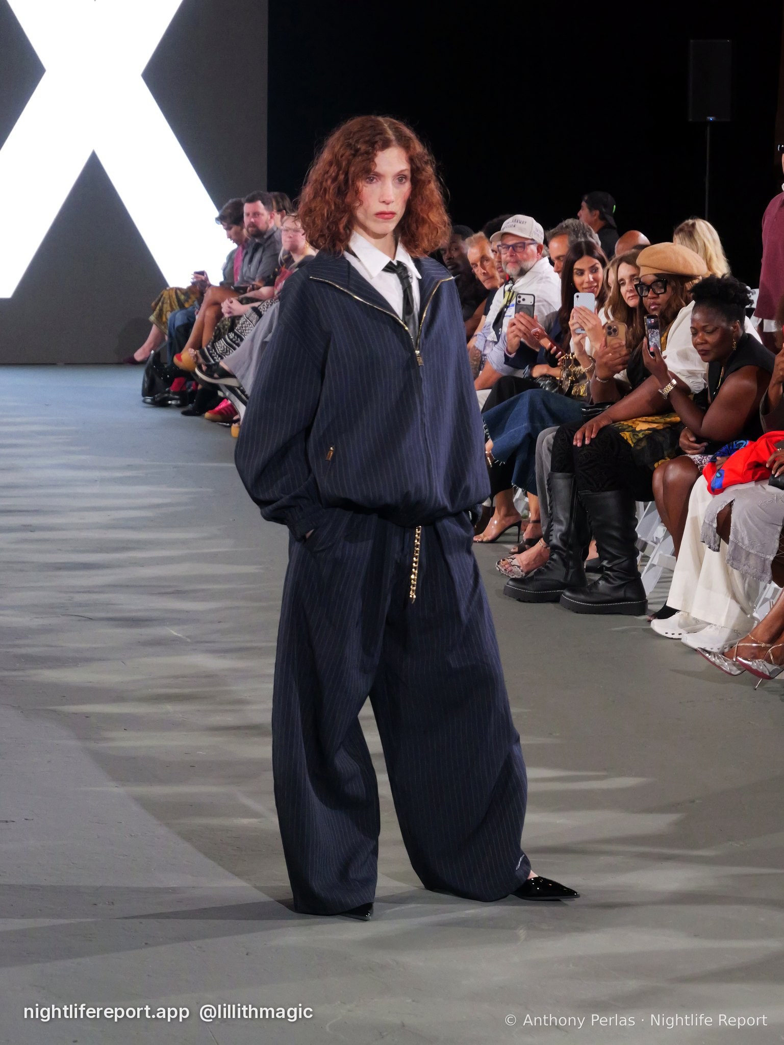X-X Co. look 6 on the runway at The Bureau Fashion Week LA, Day 1 Opening, Oct 2026