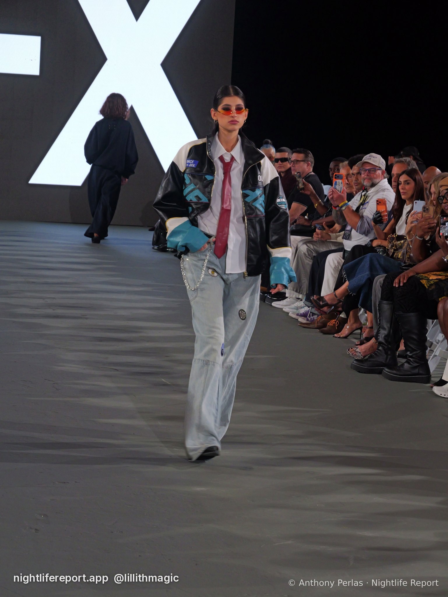 X-X Co. look 8 on the runway at The Bureau Fashion Week LA, Day 1 Opening, Oct 2026